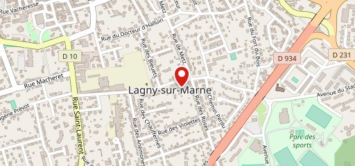 Lagny's Pizza sur la carte