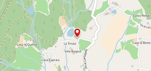 Lago di Cerreto sulla mappa