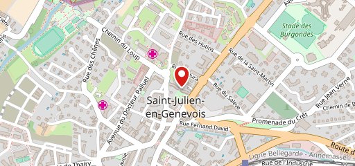 Restaurant Saint-Julien - Bar Saint-Julien - Le Galta sur la carte