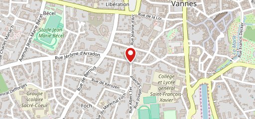 L'Amarré Vannes Vannes sur la carte