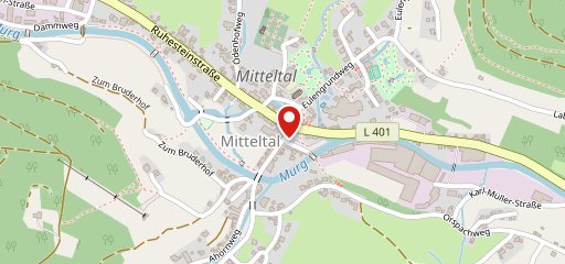 Hotel Lamm Mitteltal sur la carte