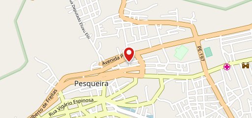 Lamparina Pizzaria no mapa