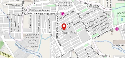 Elim Lanches - Dom Pedro no mapa