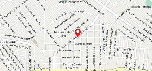 Lanches Gulodices - Parque Santa Edwiges no mapa