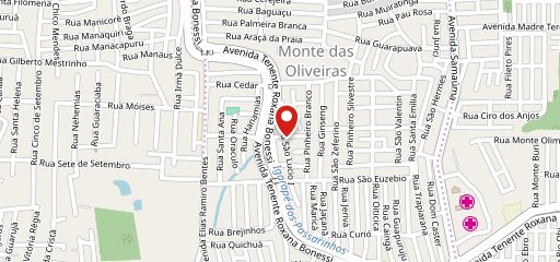 Lanchonete & pizzaria rocha no mapa