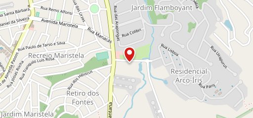 Lanchonete Asa Delta no mapa