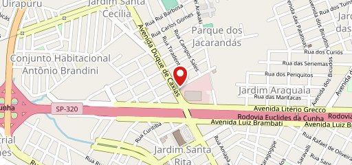 Lanchonete Avenida no mapa