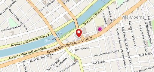 Lanchonete Bauru no mapa