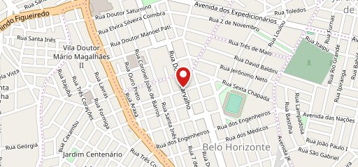 Lanchonete do Bolinha navegando via MaxNet Fibra-Óptica no mapa