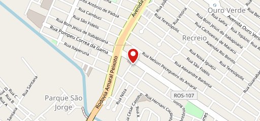 Tchê Lanches no mapa