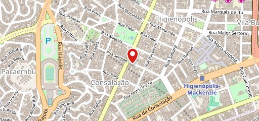 Bráz Pizzaria - Higienópolis no mapa