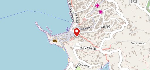 Trattoria ligure l'ancora di Lerici sur la carte