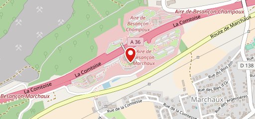 L'Arche Cafétéria sur la carte