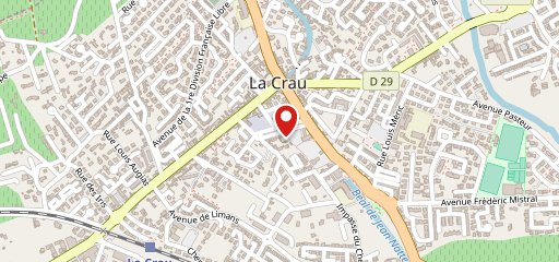 L'ardoise De La Crau sur la carte