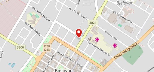 L'arte della Pizza Bjelovar sur la carte