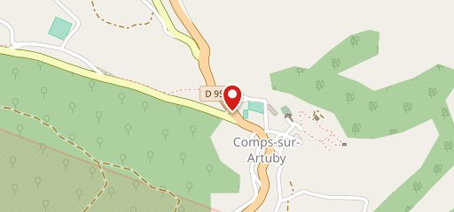 Restaurant L'Artuby sur la carte