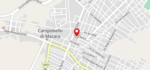 LaStuzzichella pizzeria sulla mappa