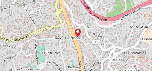 L’atelier 23 le cannet sur la carte