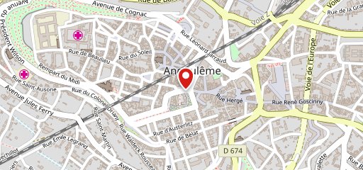 L'Atelier Angoulême restaurant sur la carte