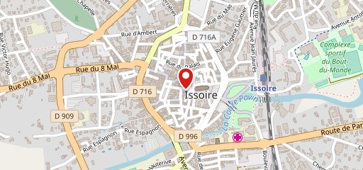 L'Atelier Sucré Issoire sur la carte