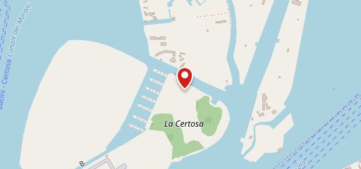 Barena in Certosa sulla mappa