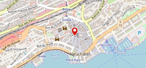 L'AUBIER Café-Hôtel Neuchâtel sulla mappa