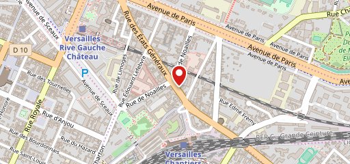 L’avenir café sur la carte