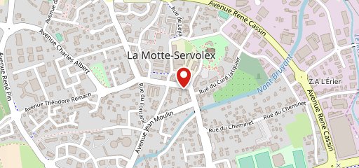 Le 1680 La Motte Servolex sur la carte