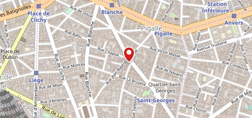 Le 17.45 Paris Pigalle - Planches à composer sur la carte