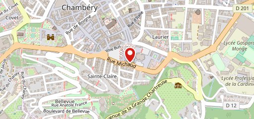 Le 22 Chambéry sur la carte