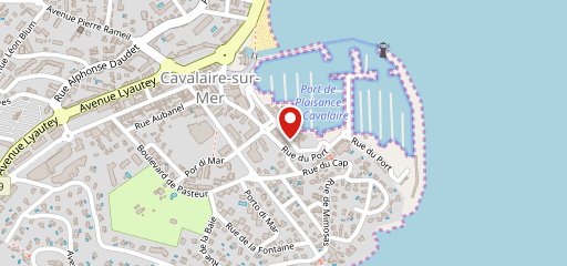 Le Bar du Port by Twin Cavalaire-sur-Mer sur la carte