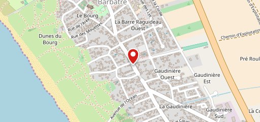 Le Barbâtre sur la carte