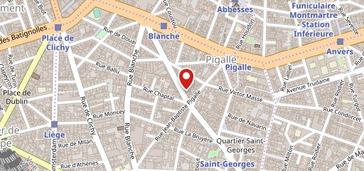 Le Barbiche La Réplique - Pigalle Paris sur la carte