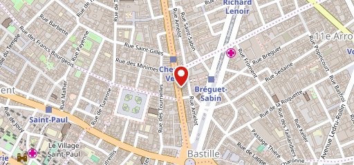 Le Barbier de Bastille sur la carte