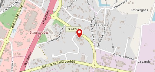 Le Bat's Café sur la carte