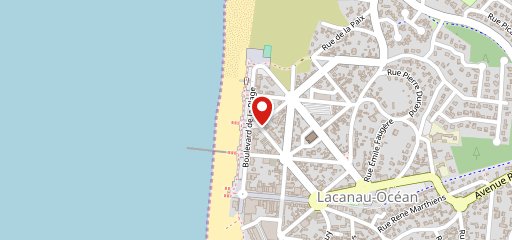 The Beach House Lacanau Plage sur la carte