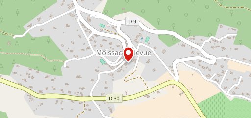 Le Bellevue sur la carte