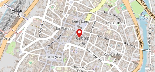 Le Biblio Café sur la carte