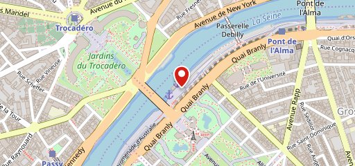 Bateaux Parisiens en el mapa