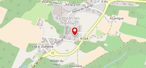 Le Bistrot sur la carte