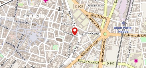 Le Bistrot Dijonnais sur la carte