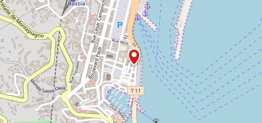 Le Bistrot du Port Bastia sur la carte