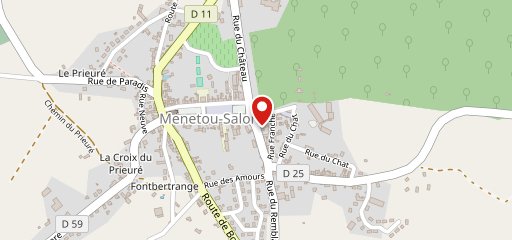 Le Bistrot Menestro sur la carte