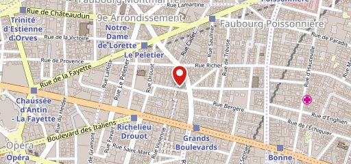 Le Bistrot Verdeau sur la carte