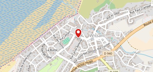 Le Bois Flotté - Wissant sur la carte