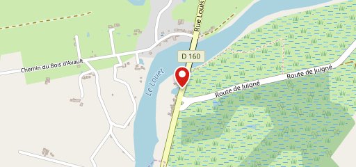 Restaurant Le Bosquet proche d'Angers sur la carte