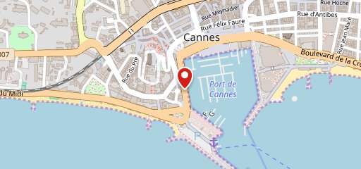 Le Boston Cannes sur la carte