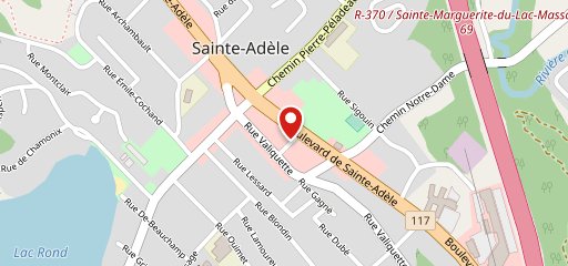 Le Burger Shop ste-adele sur la carte