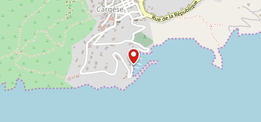 Le Cabanon de Charlotte Cargèse sur la carte