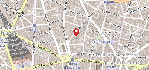 Le Cabanon Pigalle sur la carte